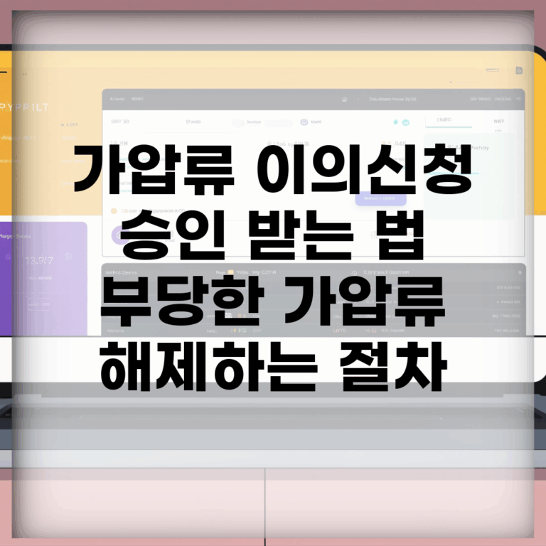 가압류 이의신청 승인 받는 법 | 부당한 가압류 해제하는 절차