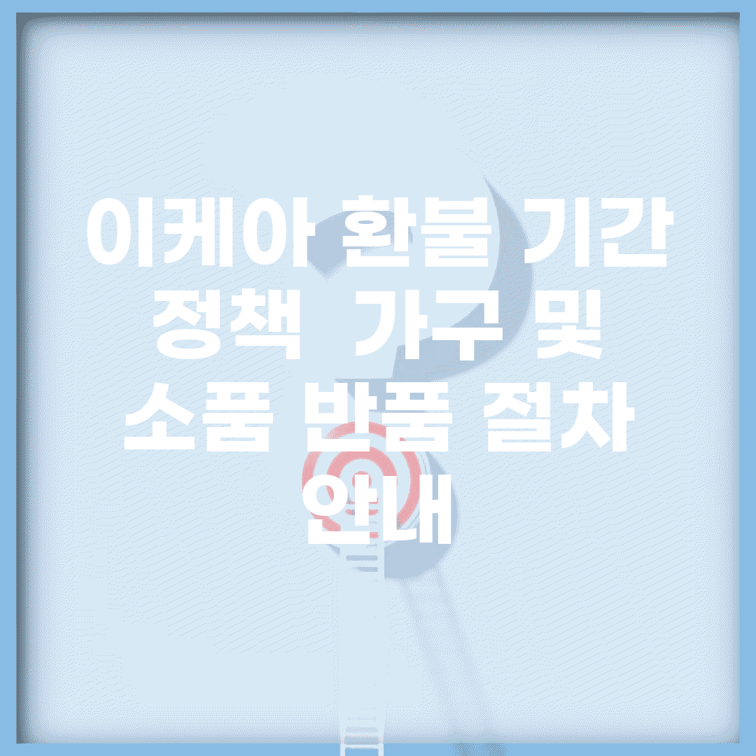 이케아 환불 기간 정책 | 가구 및 소품 반품 절차 안내