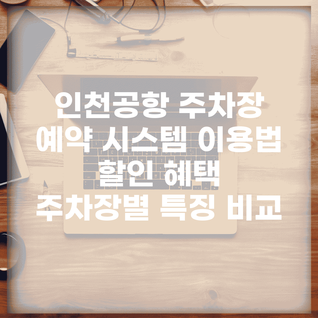 인천공항 주차장 예약 시스템 이용법 | 할인 혜택 | 주차장별 특징 비교