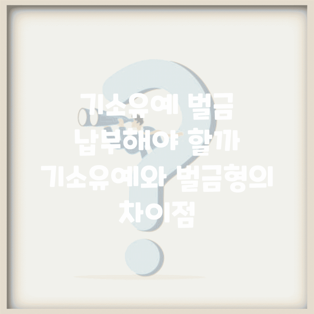 기소유예 벌금 납부해야 할까 | 기소유예와 벌금형의 차이점