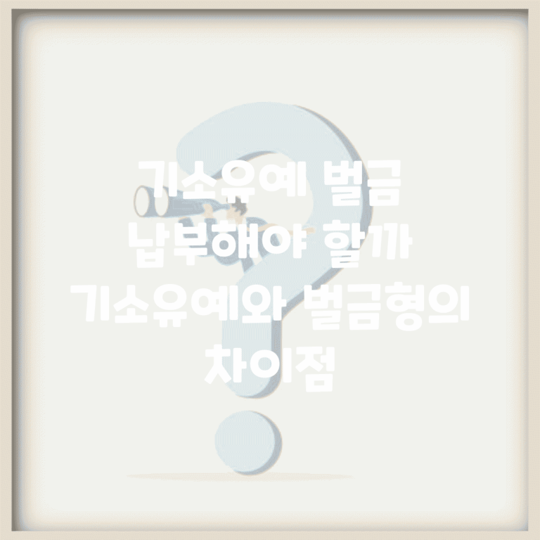 기소유예 벌금 납부해야 할까 | 기소유예와 벌금형의 차이점