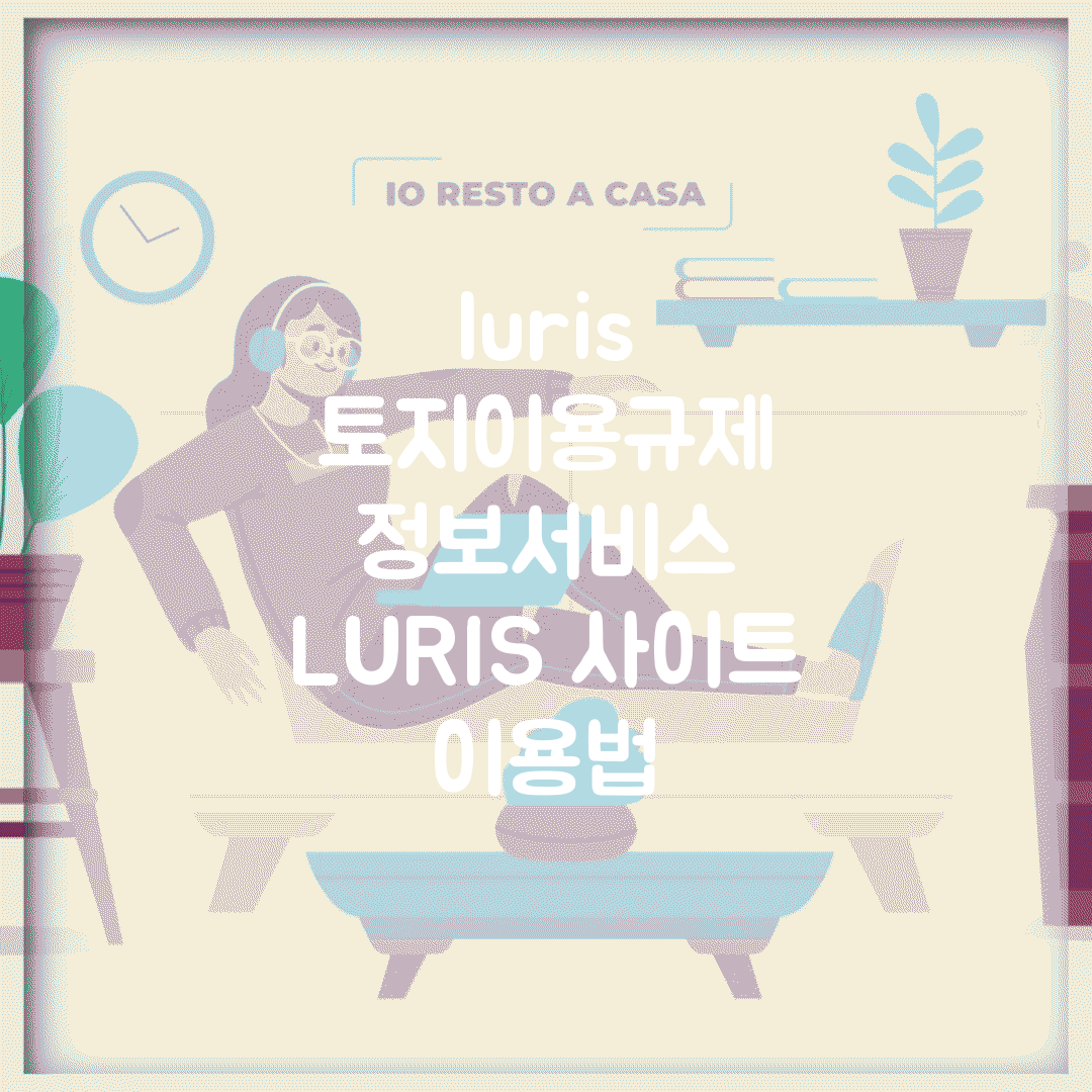 luris 토지이용규제 정보서비스 | LURIS 사이트 이용법