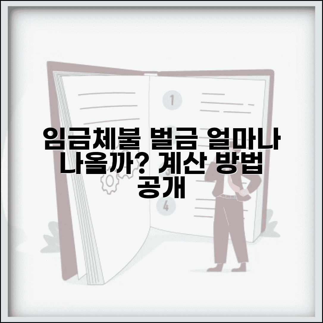 임금체불 벌금 액수 및 기준 | 임금체불 위반 시 벌금 산정 방법