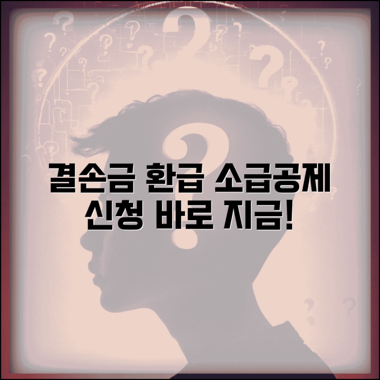 결손금 소급공제 신청 | 결손금 환급 신청 절차