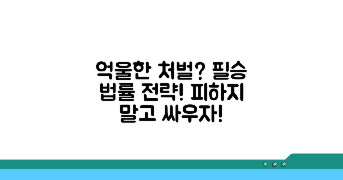 억울한 처벌 막는 법적 대응 전략