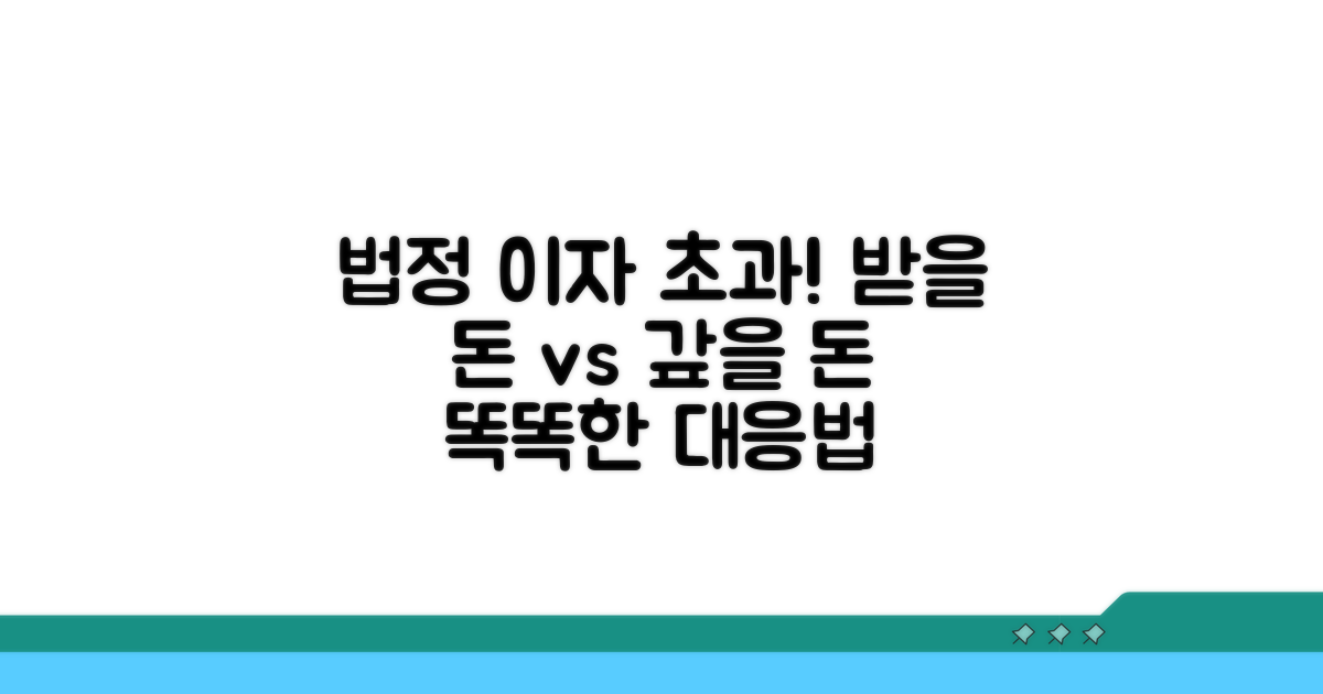 법정 이자 초과 시 대응 전략