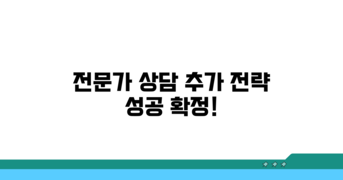 전문가 상담과 추가 대응 전략
