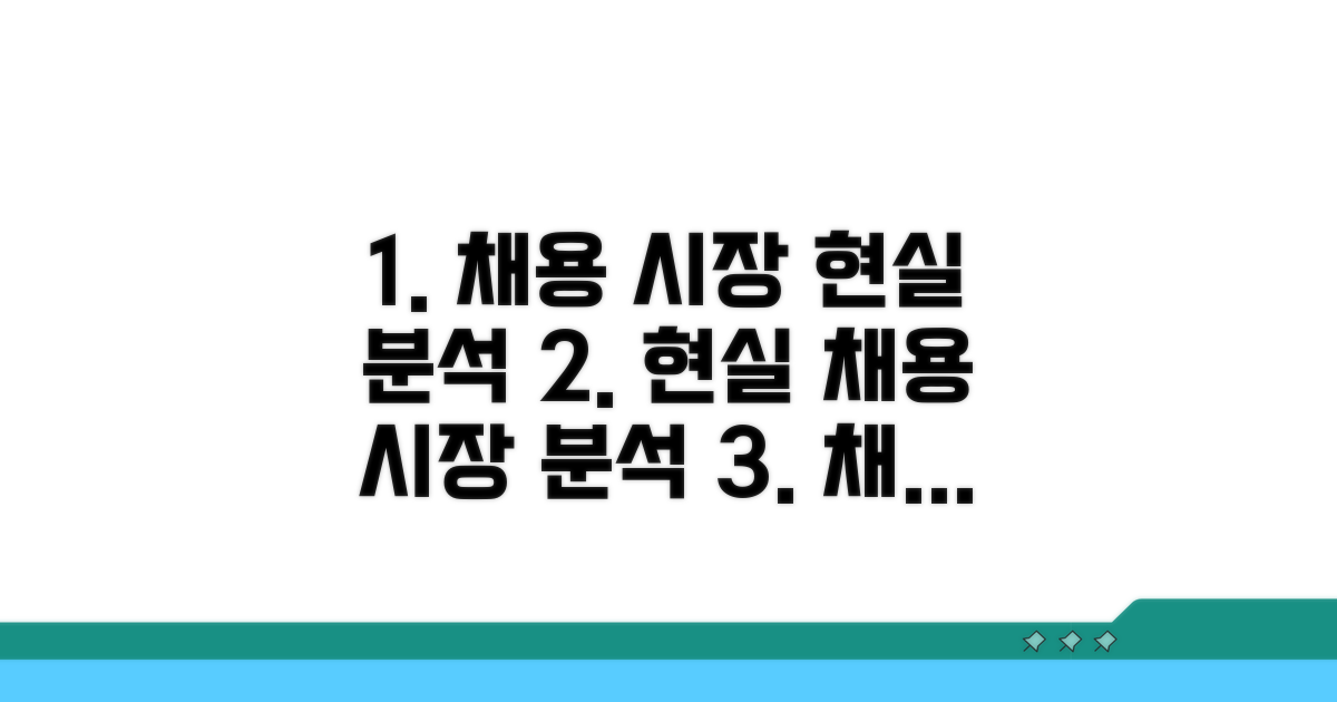현실적인 채용 시장 분석