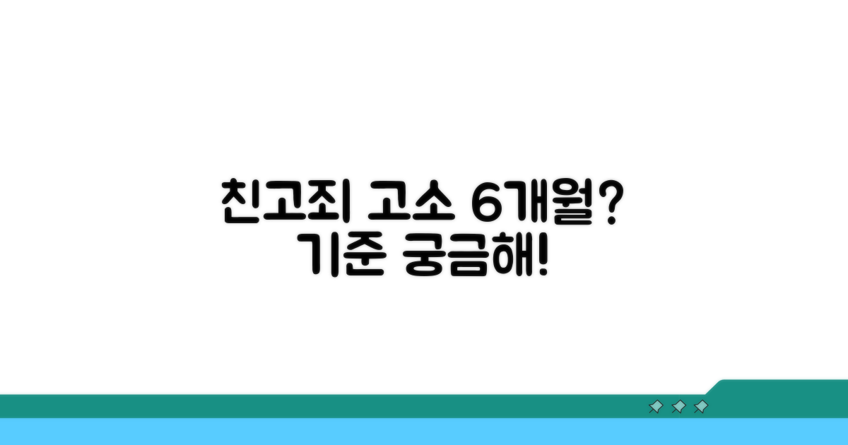 친고죄 고소 기간 6개월, 기준은?