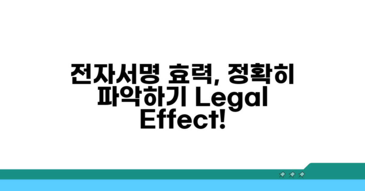 전자서명 법적 효력, 제대로 알기