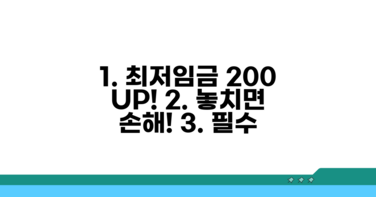 최저임금 관련 꼭 알아둘 점
