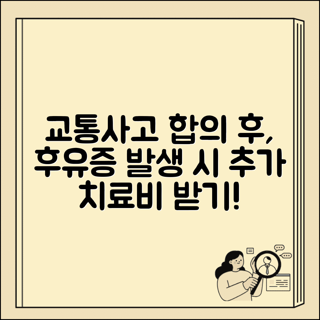 교통사고 합의 후 후유증 생기면 추가 치료비 받을 수 있나요 | 합의 후 후유증 | 추가 치료비 | 재협상