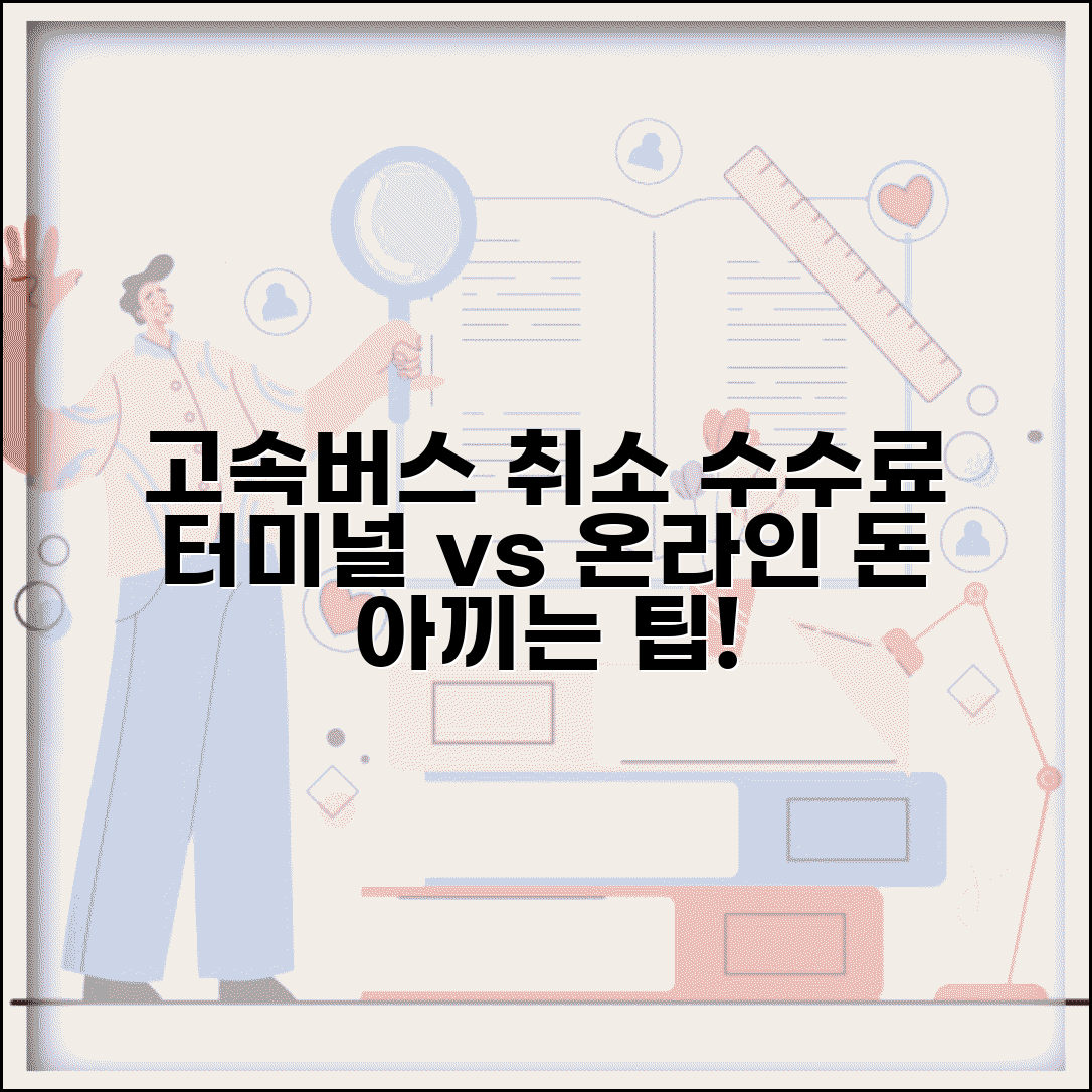 고속버스 예매 취소 수수료 온라인 | 버스터미널 vs 온라인 취소시 수수료 차이점