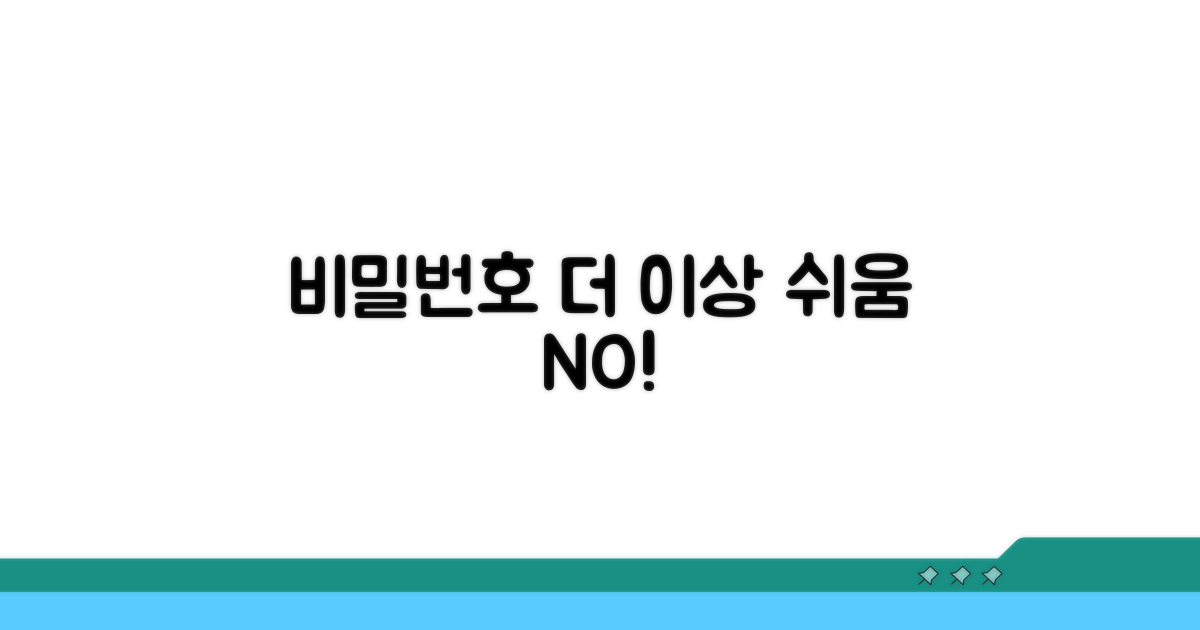 실전! 비밀번호 만들기 팁