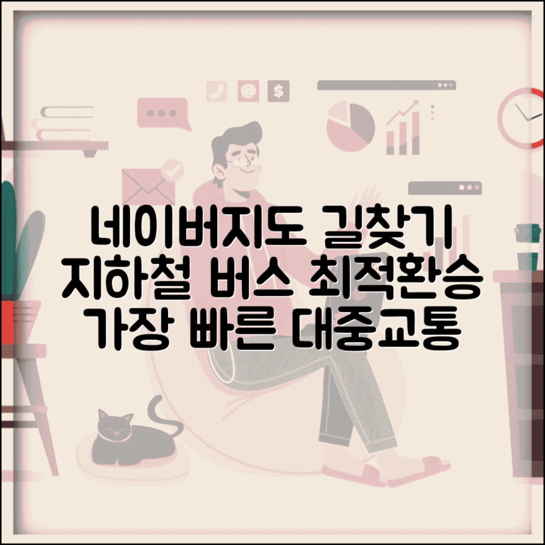 네이버지도 길찾기 대중교통 경로 | 지하철 버스 최적 환승으로 가장 빠른 대중교통 이용법