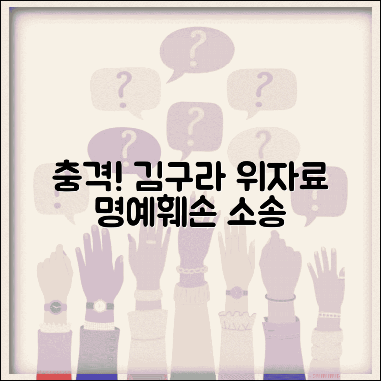 김구라의 위자료 청구소송 연예인 | 연예인 대상 명예훼손 위자료 청구 사례