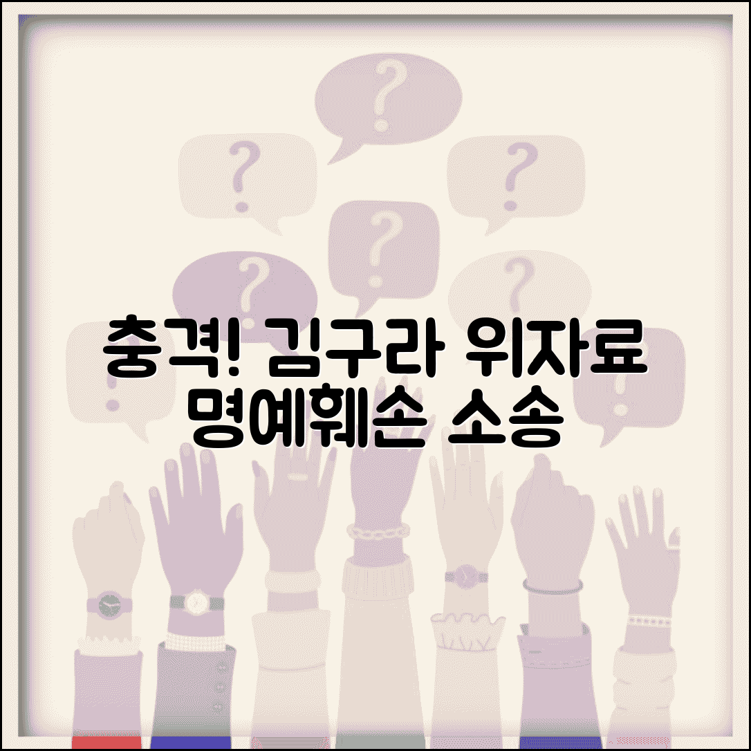 김구라의 위자료 청구소송 연예인 | 연예인 대상 명예훼손 위자료 청구 사례
