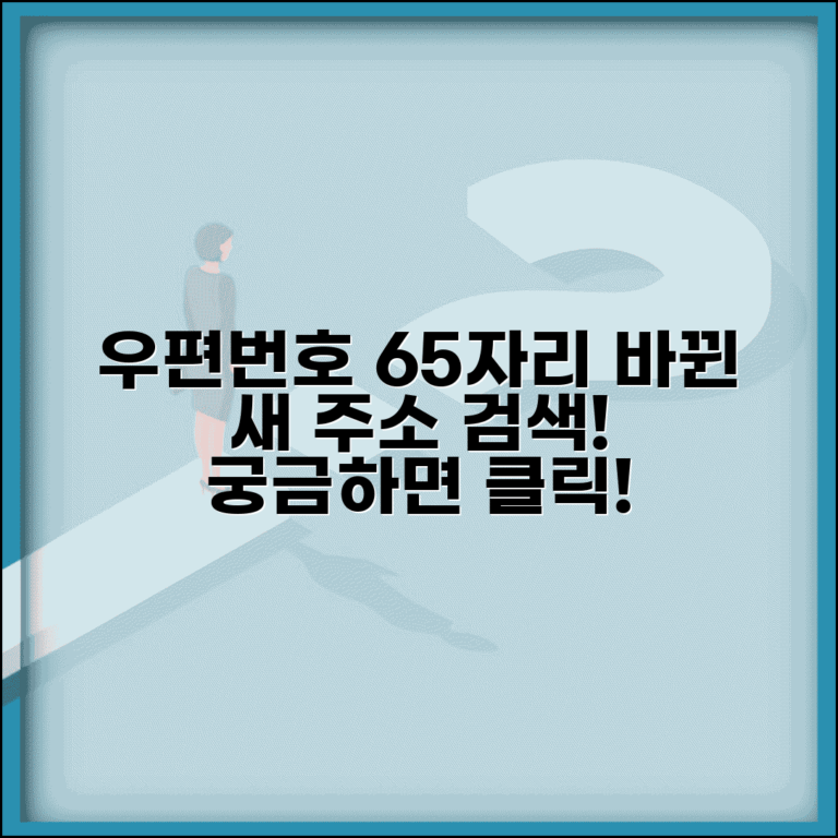 우편번호 6자리 체계 변경 | 새 우편번호 5자리 검색 방법