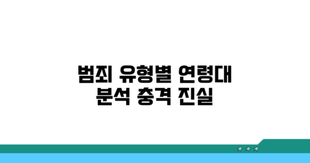 주요 범죄 유형과 연령별 분석