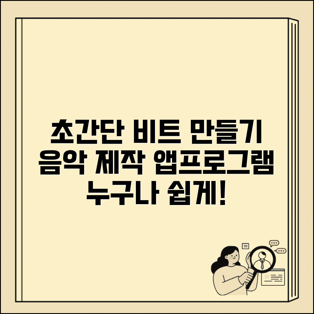간편비트 음악 제작 | 간단한 비트 만들기 앱과 프로그램