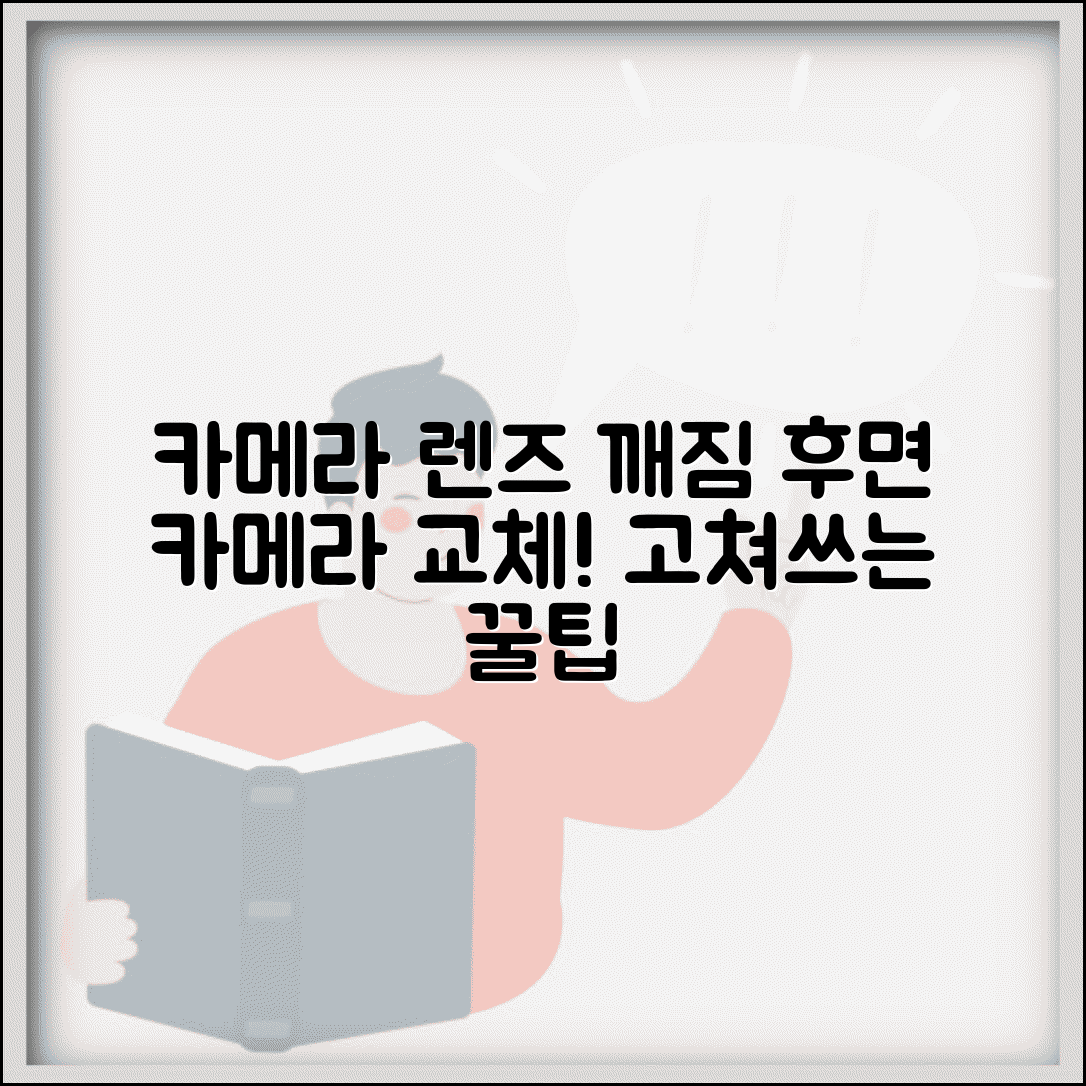 휴대폰 카메라 렌즈 깨짐 | 후면 카메라 유리 교체