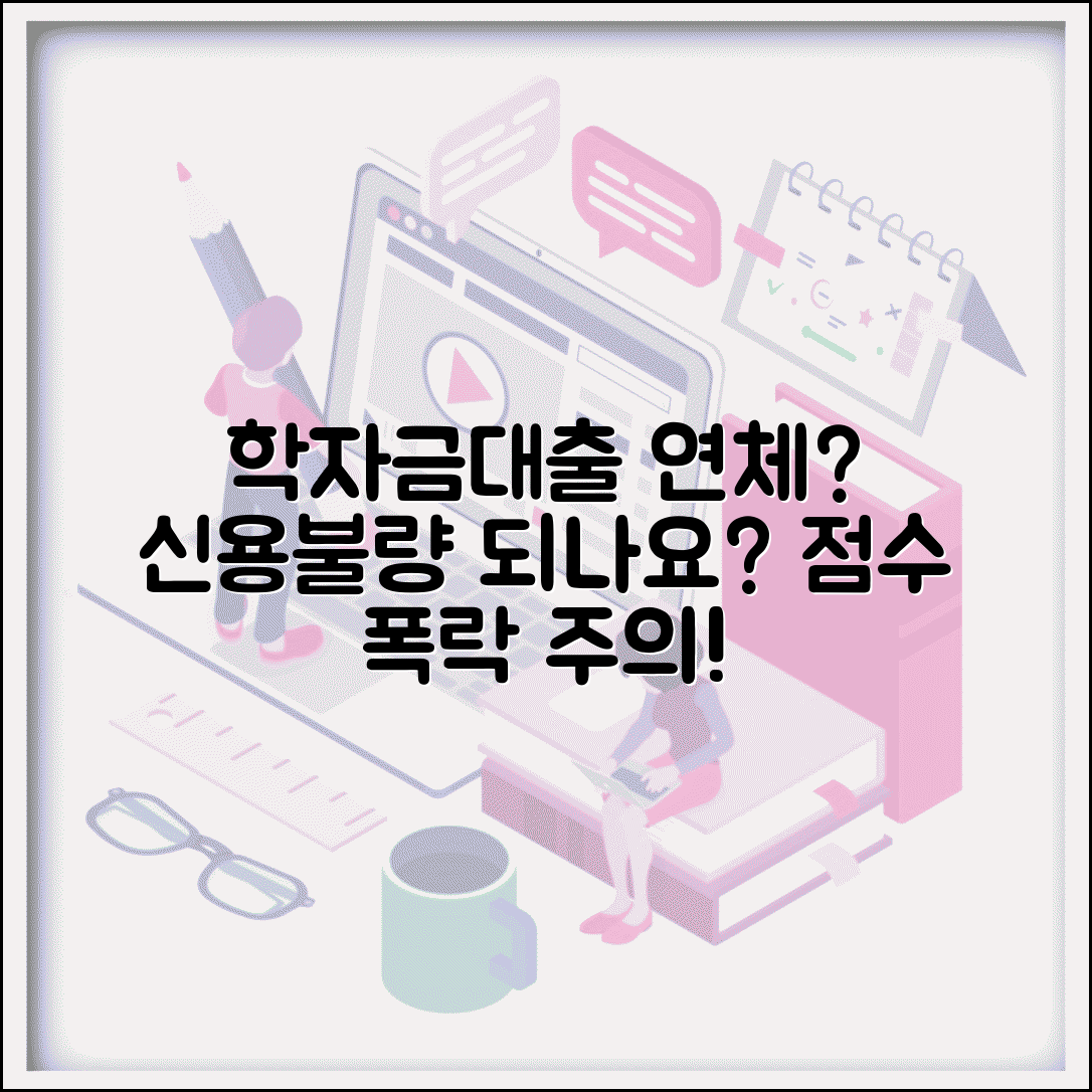 학자금대출 연체 신용불량 기준 | 학대출 미상환 신용점수 영향