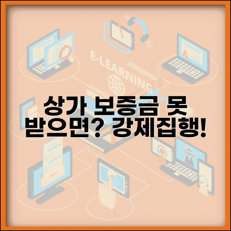 상가임대 보증금 | 상가 보증금 못받을때 강제집행