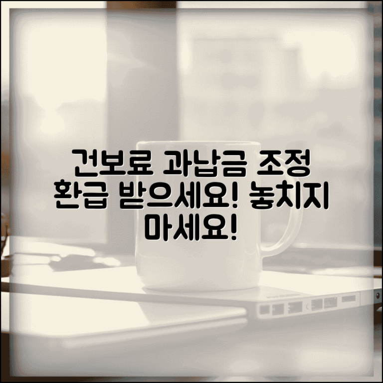 건강보험료 과다납부 조정 | 건보료 많이 낸 경우 조정 신청