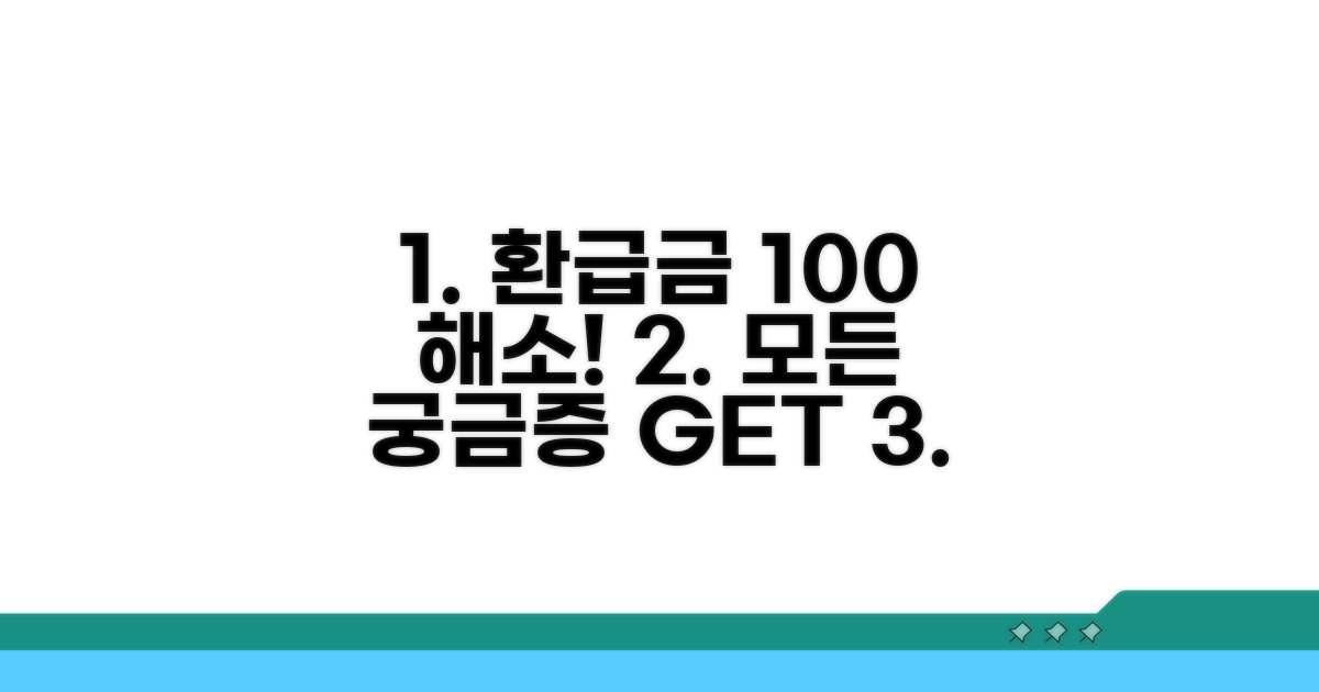 환급금 지급까지 궁금증 해결