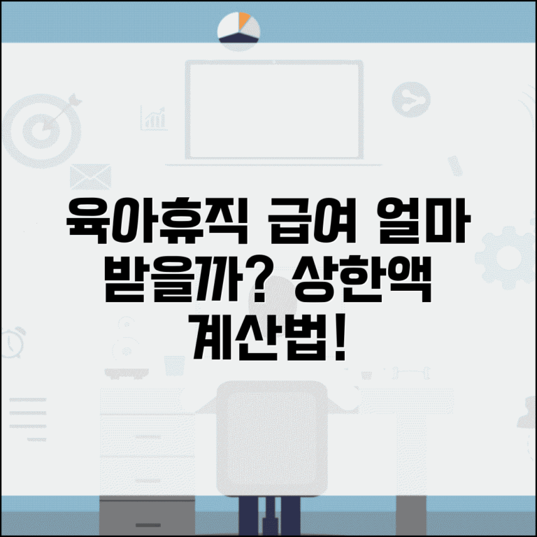육아휴직급여 지급 기준 얼마인지 | 육아휴직 급여 상한액 계산