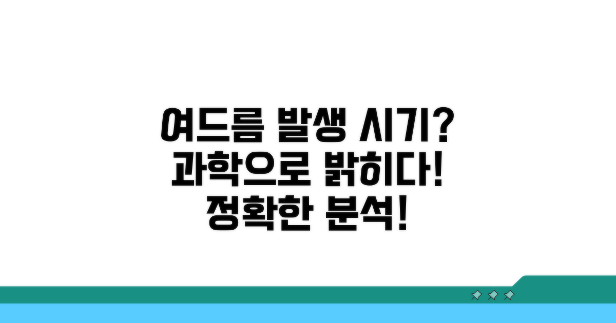 여드름 발생 시기, 과학적 분석