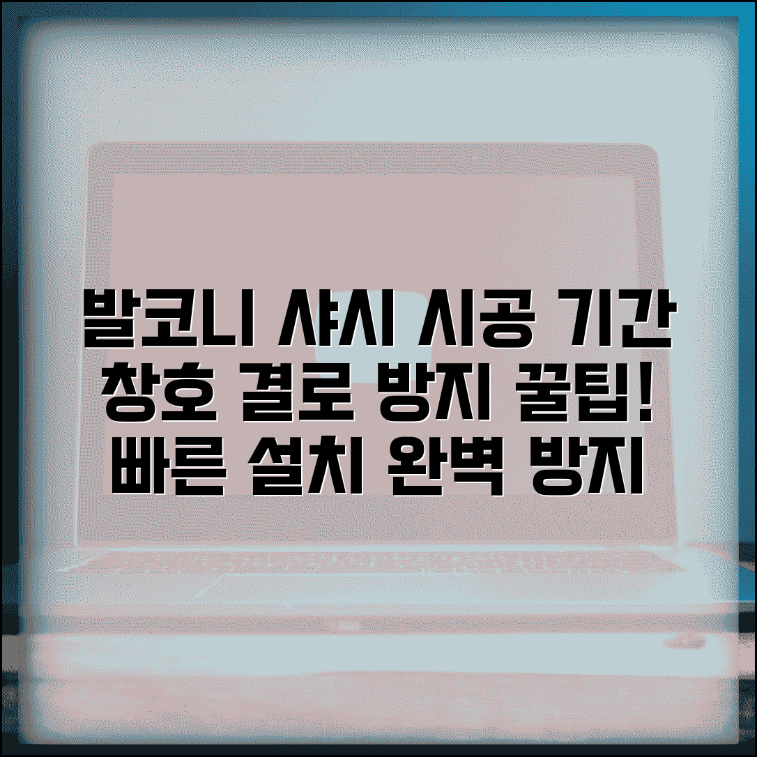 발코니 샤시 설치 기간 | 발코니 창호 시공 기간과 결로 방지