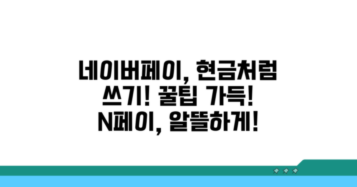 현금처럼 쓰는 네이버페이 활용법