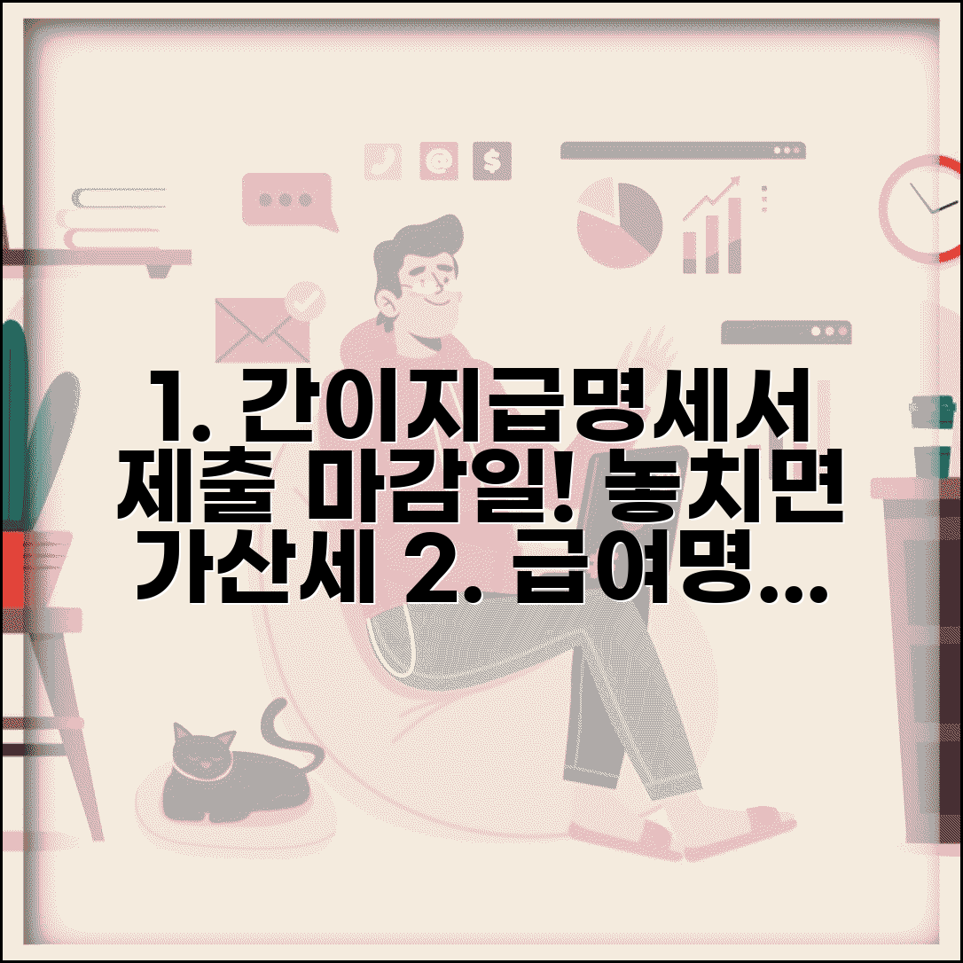 간이지급명세서 제출기한 | 근로소득 간이지급명세서 제출 마감일