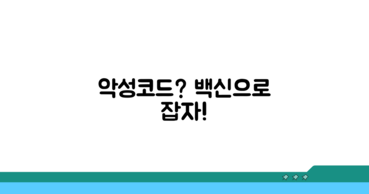 백신 검사로 숨은 악성코드 잡기