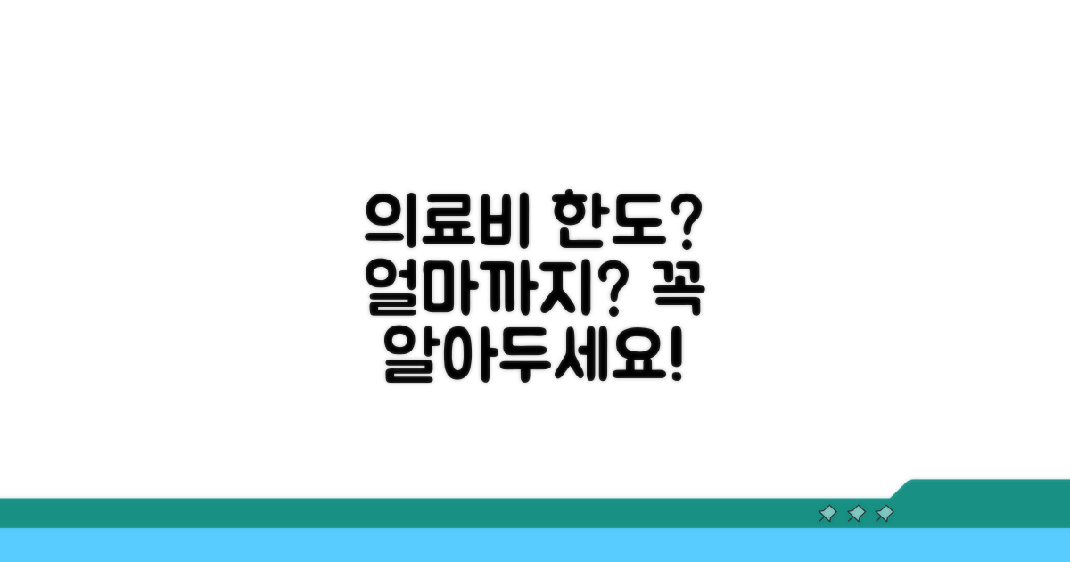 의료비 한도, 얼마까지?