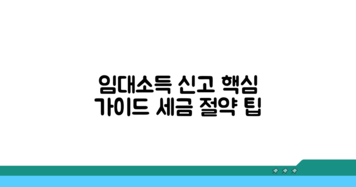 주택임대소득 신고 방법 완벽 가이드