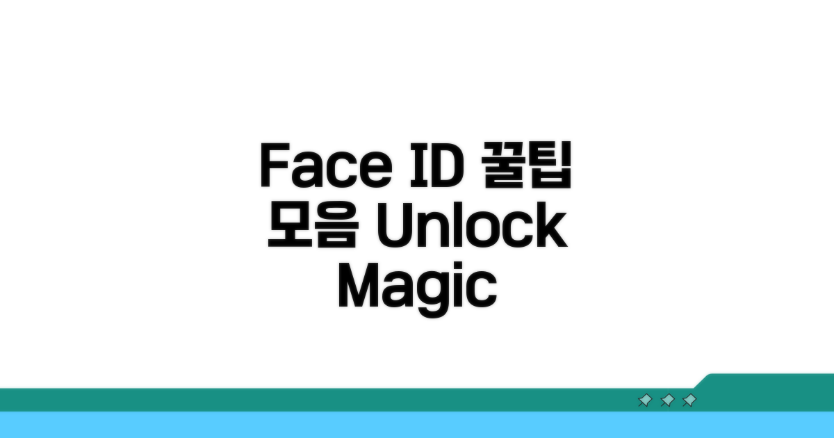 Face ID 다시 쓰는 꿀팁 모음