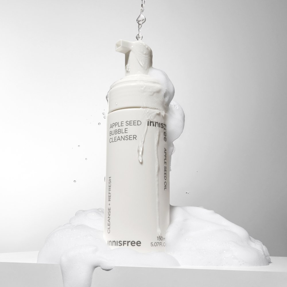 이니스프리 애플 씨드 버블 클렌저 150ml, 1개 상세 이미지 1