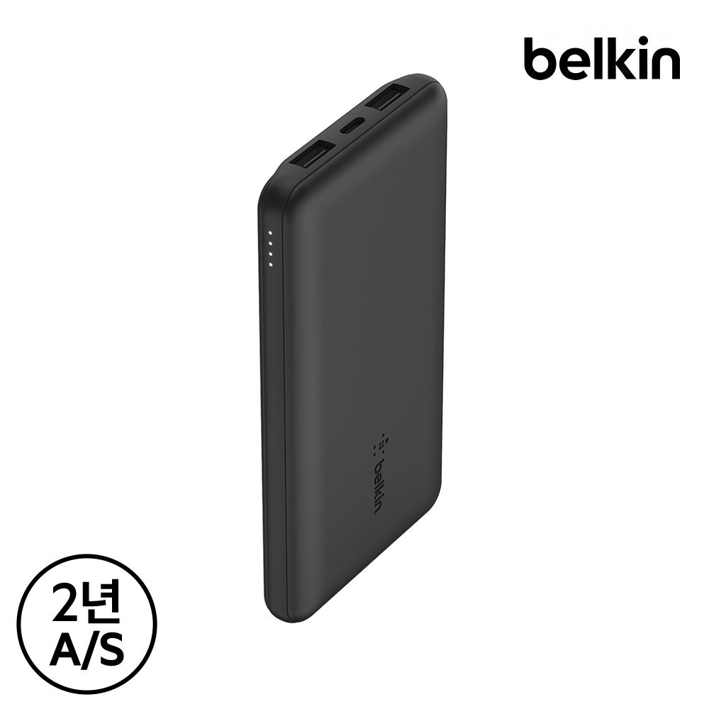 벨킨 10000mAh 3포트 15W PD 고속 충전 보조배터리 BPB011bt 아이폰17 16 15 14 13 12 갤럭시 S26 S25 기내반입 글로벌 안전인증 상세 이미지 1