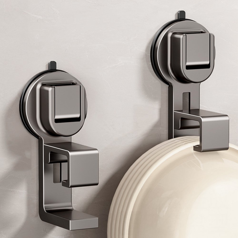 이지착 무타공 강력흡착 욕실 대야 욕조 걸이 정리대 선반 상세 이미지 2