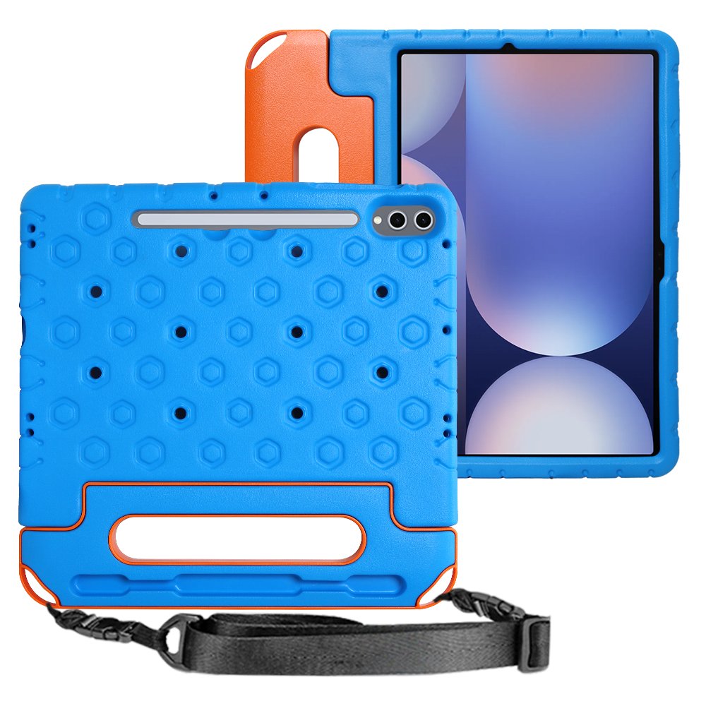 갤럭시탭 S9 FE 플러스 케이스 범퍼 키즈 유아 에바폼 팝비츠 블랙, 탭 S9 FE+/S9+ 상세 이미지 2