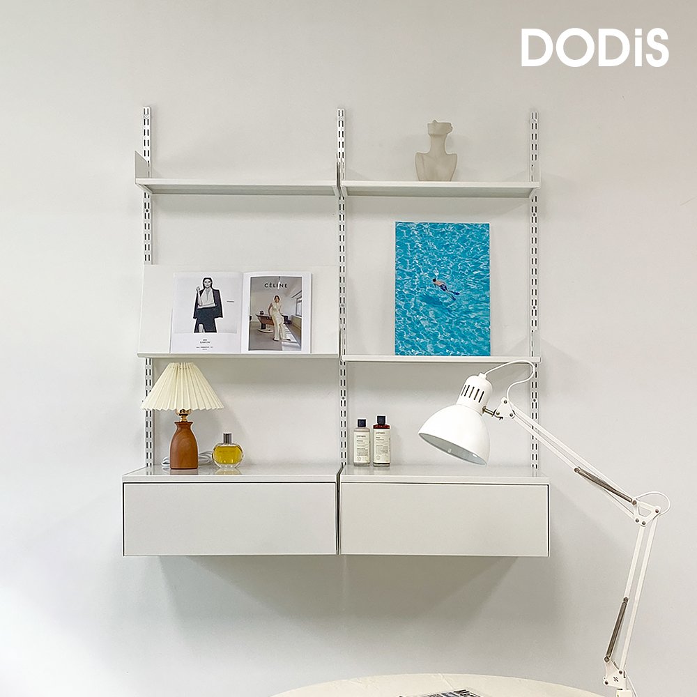 도에르 0012 모듈 시스템 거실 벽 선반 서랍 상세 이미지 1