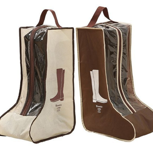 부직포 롱 부츠 보관함 긴부츠 롱 부츠 수납함 정리함 신발장 상세 이미지 1