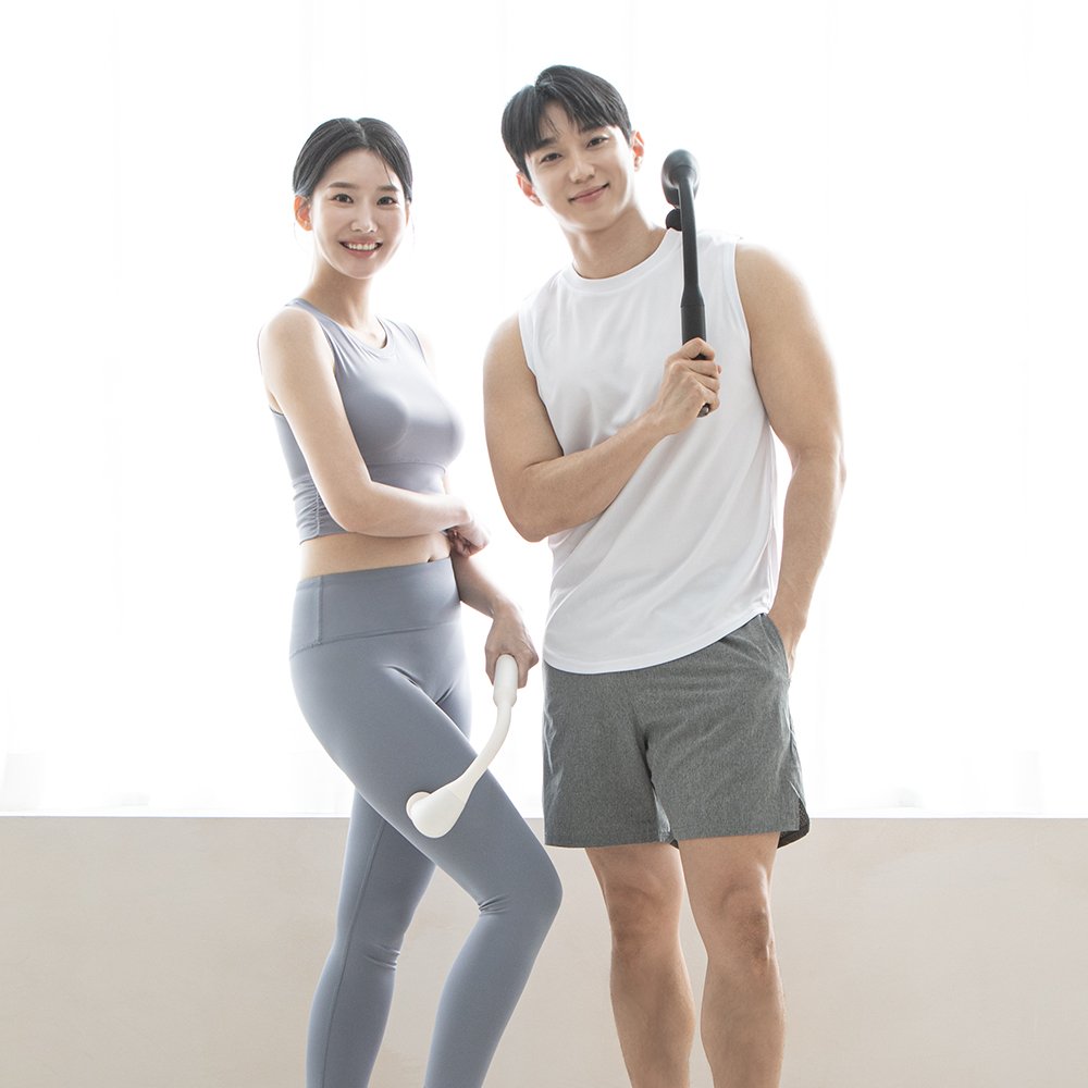 디센느 이지백 진동 커브 마사지건 휴대용 전동 무선 목 어깨 허리 전동 1+1 상세 이미지 2