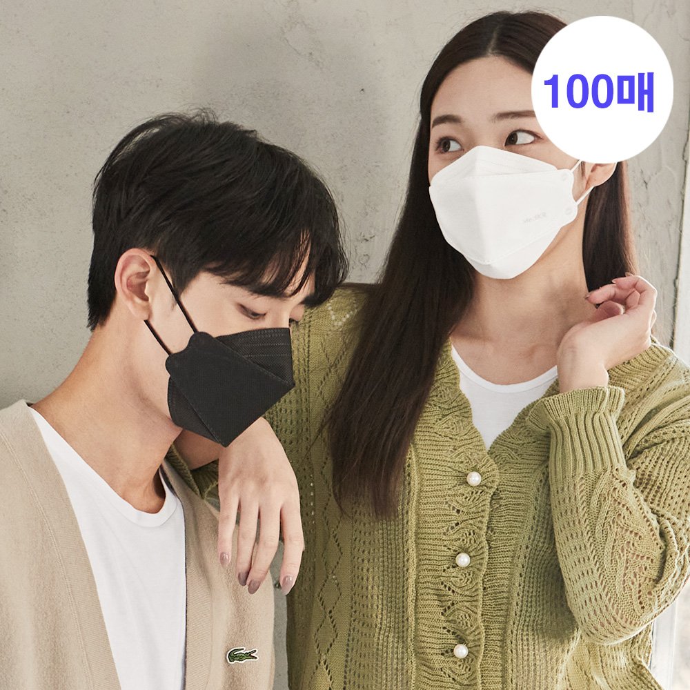 메디케이알 입체형 케어핏 KF94 대형 100매 황사마스크 상세 이미지 1
