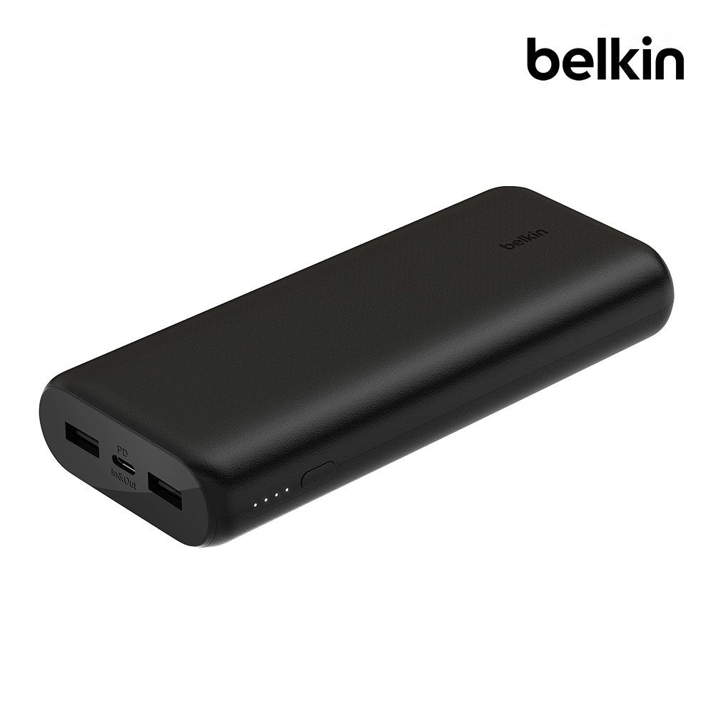 벨킨 20000mAh 3포트 PD PPS 20W 컴팩트 고속 충전 보조배터리 BPB014bt 아이폰17 16 15 갤럭시 S26 S25 호환 기내반입 글로벌 안전인증 상세 이미지 1