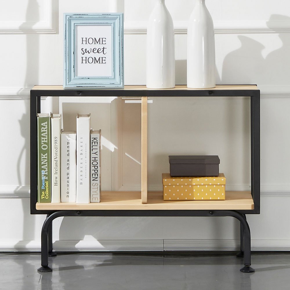 살롱 스틸 프레임 책장 선반 책꽂이 5단 1100 상세 이미지 1