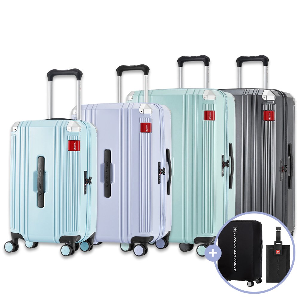 스위스밀리터리기내용 중대형 캐리어 75cm(28인치)수화물용, 라벤더 상세 이미지 1