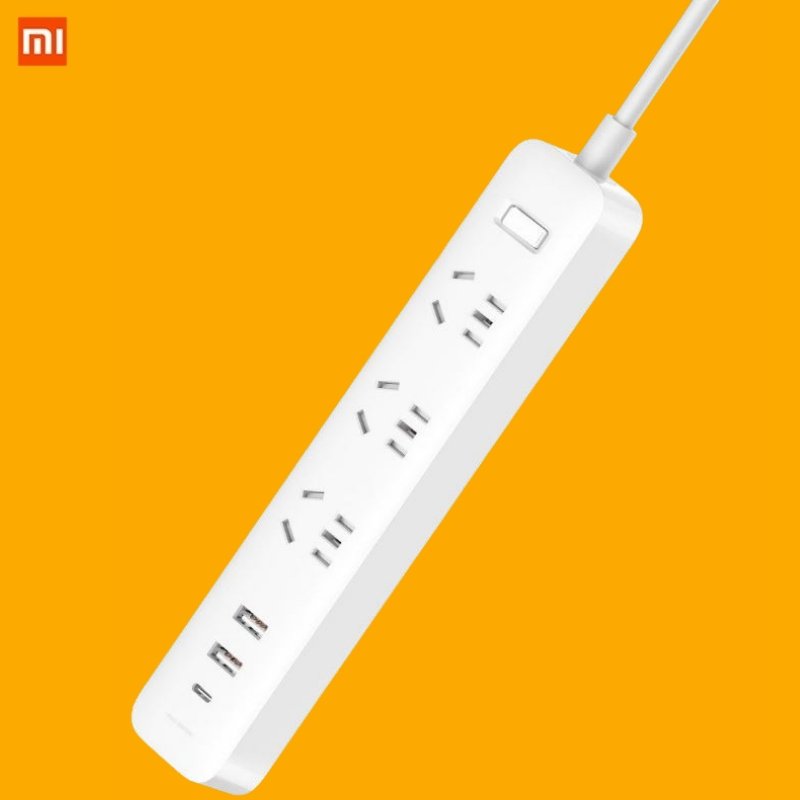 샤오미 멀티탭 3구 USB 고용량 콘센트 해외여행 어댑터 호주워홀 3구+3 USB 화이트 상세 이미지 1